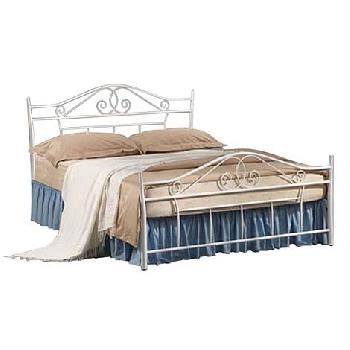 Electra Metal Bed Frame Platinum Double