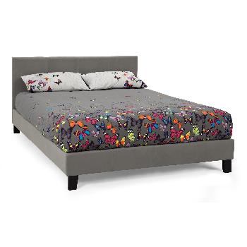 Evelyn Upholstered Bedstead - Small Double - Steel