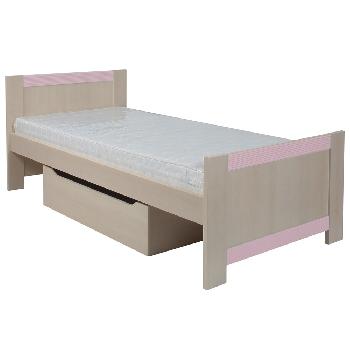 Fanfair Kids Single Bed Frame in Pink
