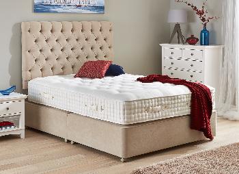 Flaxby Natures Finest 10000 Pocket Sprung Divan Bed - Natural - 3'0 Single