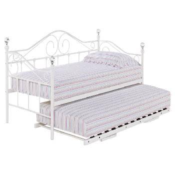 Florence day bed with trundle - White