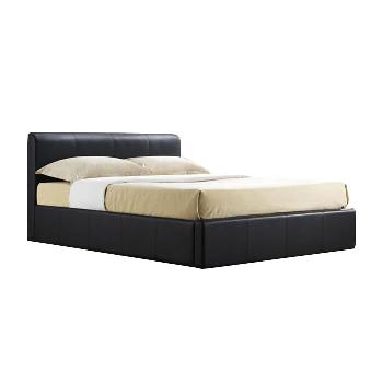 Frankfurt Leather Ottoman Storage Bed Small Double