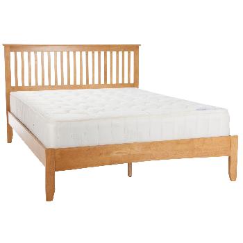 Freya Honey Oak Wooden Bed Frame Kingsize