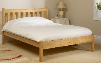 Friendship Mill Shaker Wooden Bed Frame, Double, No Storage