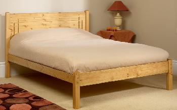 Friendship Mill Vegas Wooden Bed Frame, Large Single, No Storage