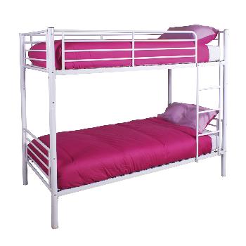 GFW Florida Metal Bunk Bed White