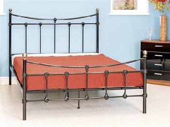 GFW Mayfair 4' 6 Double White Metal Metal Bed