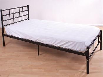 GFW Morgan Black 3' Single Black Metal Metal Bed