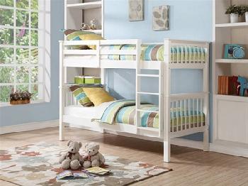 GFW Novaro Bunk Bed 3' Single White Bunk Bed