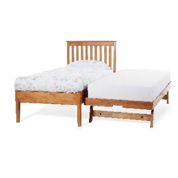 Grace Single Guest Bed with Low Foot End Golden Cherry