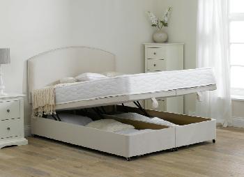Halliday Open Spring Ottoman Bed - Firm - Beige - 3'0 Single