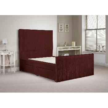 Hampshire Mulberry Superking Bed Frame 6ft with 4 drawers