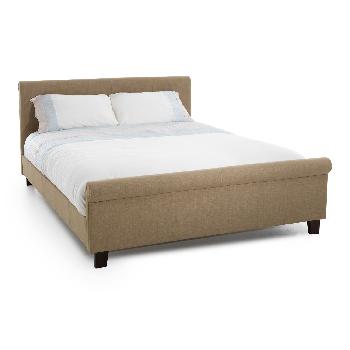 Hazel Upholstered Bedstead Small Double Wholemeal