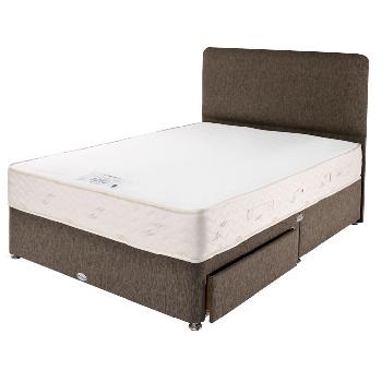 Healthbeds Hypoallergenic Luxury Coil Sprung Divan Set 2 Drawer Double