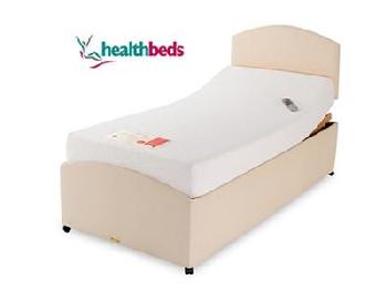 Healthbeds Ltd Memoryflex-matic 4' Small Double Adjustable Bed - No Drawers Electric Bed