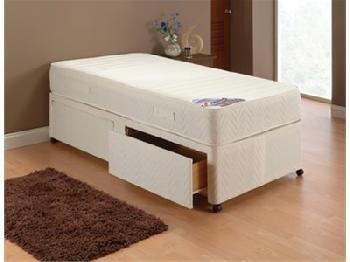 Healthopaedic Memory Ortho Firm 4' 6 Double Platform Top - No Drawers Divan