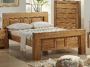 Heartlands Victoria King Size Oak Bed, Oak Bed Frame King