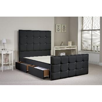 Henderson Black Kingsize Bed Frame 5ft no drawers