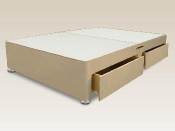 Highgrove Solar Double Sand Faux Suede Divan Base