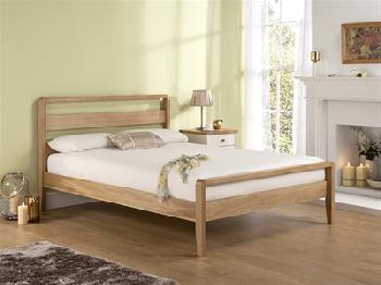 Home Comfort Classique Oak 4' Small Double Wooden Bed