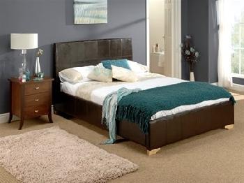 Home Comfort Como 5' King Size Leather Bed