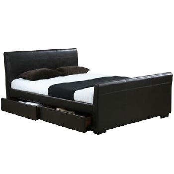 Houston Bed Frame Kingsize Black