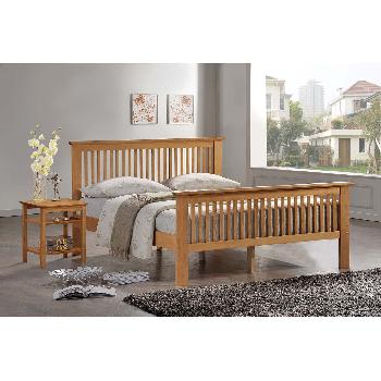 Howard Wooden Bed Frame Double Oak