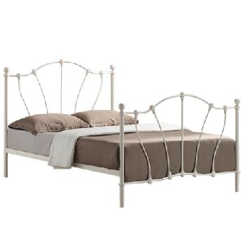 Hoxton Ivory Bed Frame Double
