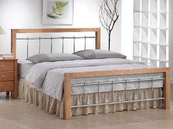Ideal Furniture Alice King Size Beech Bed Frame