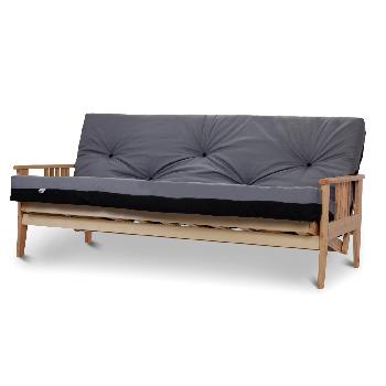 Java 2 Seater Futon Louisa Black Supreme Mattress