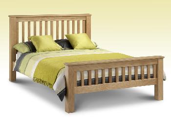 Julian Bowen Arlington Double Oak Bed Frame (High Footend)