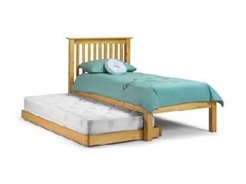 Julian Bowen Barcelona Hideway Pine 3' Single Natural Guest Bed Stowaway Bed