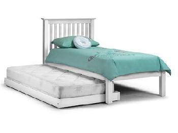 Julian Bowen Barcelona Hideway Stone White 3' Single Stone White Guest Bed Stowaway Bed