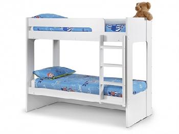 Julian Bowen Ellie 3' Single White Bunk Bed