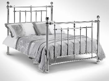 Julian Bowen Empress Double Chrome Bed Frame