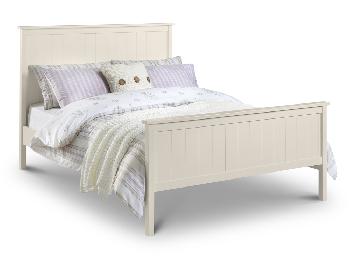 Julian Bowen Harmony Double Ivory Wooden Bed Frame