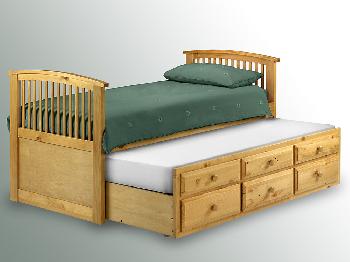 Julian Bowen Hornblower Pine Guest Bed Frame