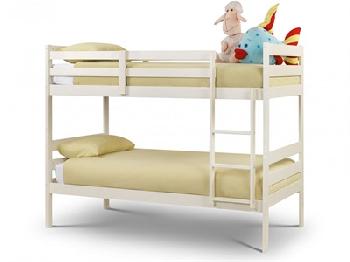 Julian Bowen Modena 3' Single Stone White Bunk Bed Bunk Bed