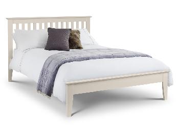 Julian Bowen Salerno Double Ivory Wooden Bed Frame