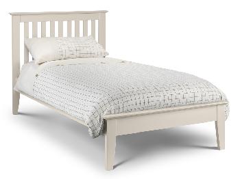 Julian Bowen Salerno Single Ivory Wooden Bed Frame