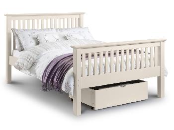 Julian Bowen Sedona Double Ivory Wooden Bed Frame (High Footend)