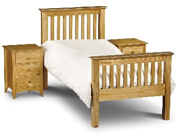 Julian Bowen Sedona Single Pine Bed Frame (High Footend)