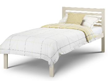 Julian Bowen Slocum Single White Wooden Bed Frame