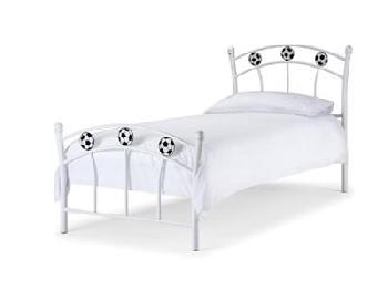 Julian Bowen Soccer 3' Single White Childrens Bed