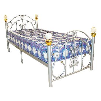 Juliana Metal Bed Frame Double Silver