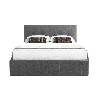 Kaydian Hexham Upholstered Bedstead Double Grey