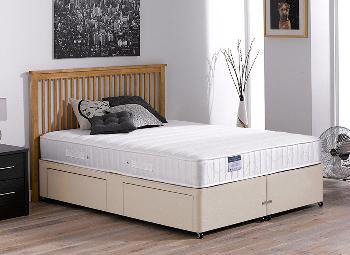 Kendall Pocket Sprung Divan Bed - Medium - Beige - 4'6 Double