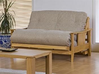 Kyoto Atlanta Futon Louisa Chocolate 2 Seater Futon Set