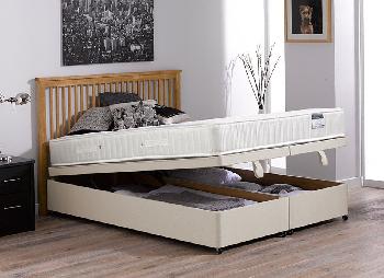 Lambert Pocket Sprung Ottoman Bed - Orthopaedic - Beige - 3'0 Single