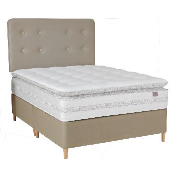 Lavande Pocket 2500 Divan Set 2 Draw PT Base Glides Blush and 2500 Pocket Sprung Mattress Double